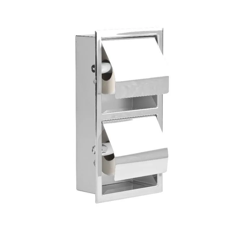 Simex falba építhető wc papír tartó - dupla tekercs- függőleges