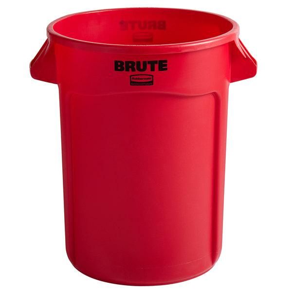 Rubbermaid Brute törhetetlen szemetes 121.1L - piros