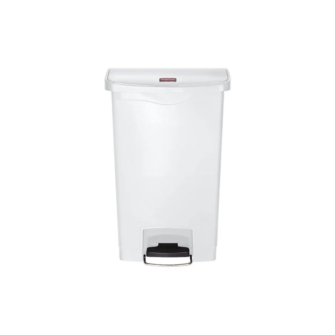 Rubbermaid Step On keskeny pedálos szemetes- 50L fehér