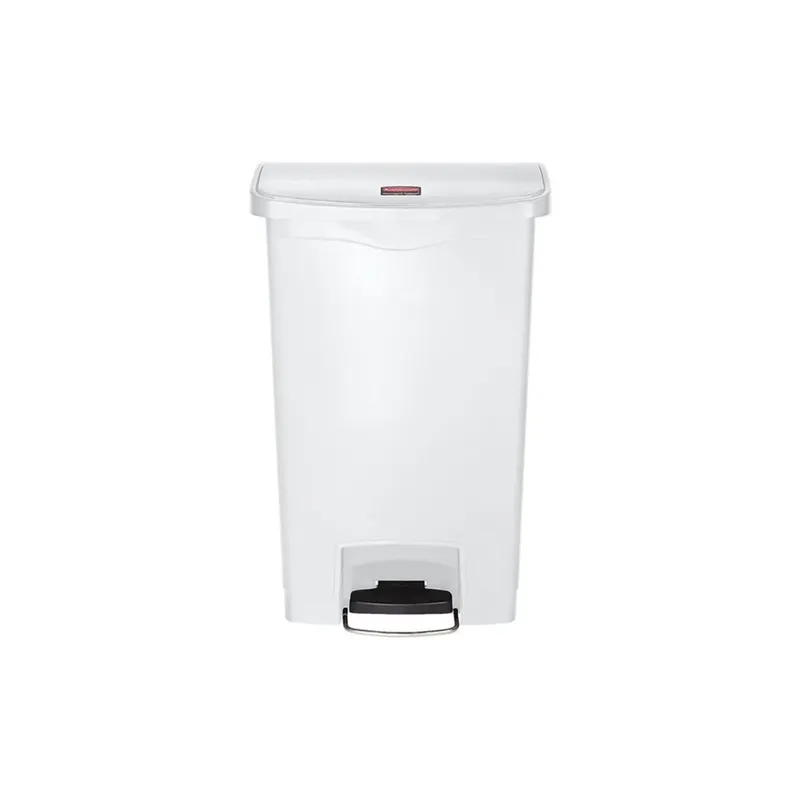 Rubbermaid Step On keskeny pedálos szemetes- 50L fehér