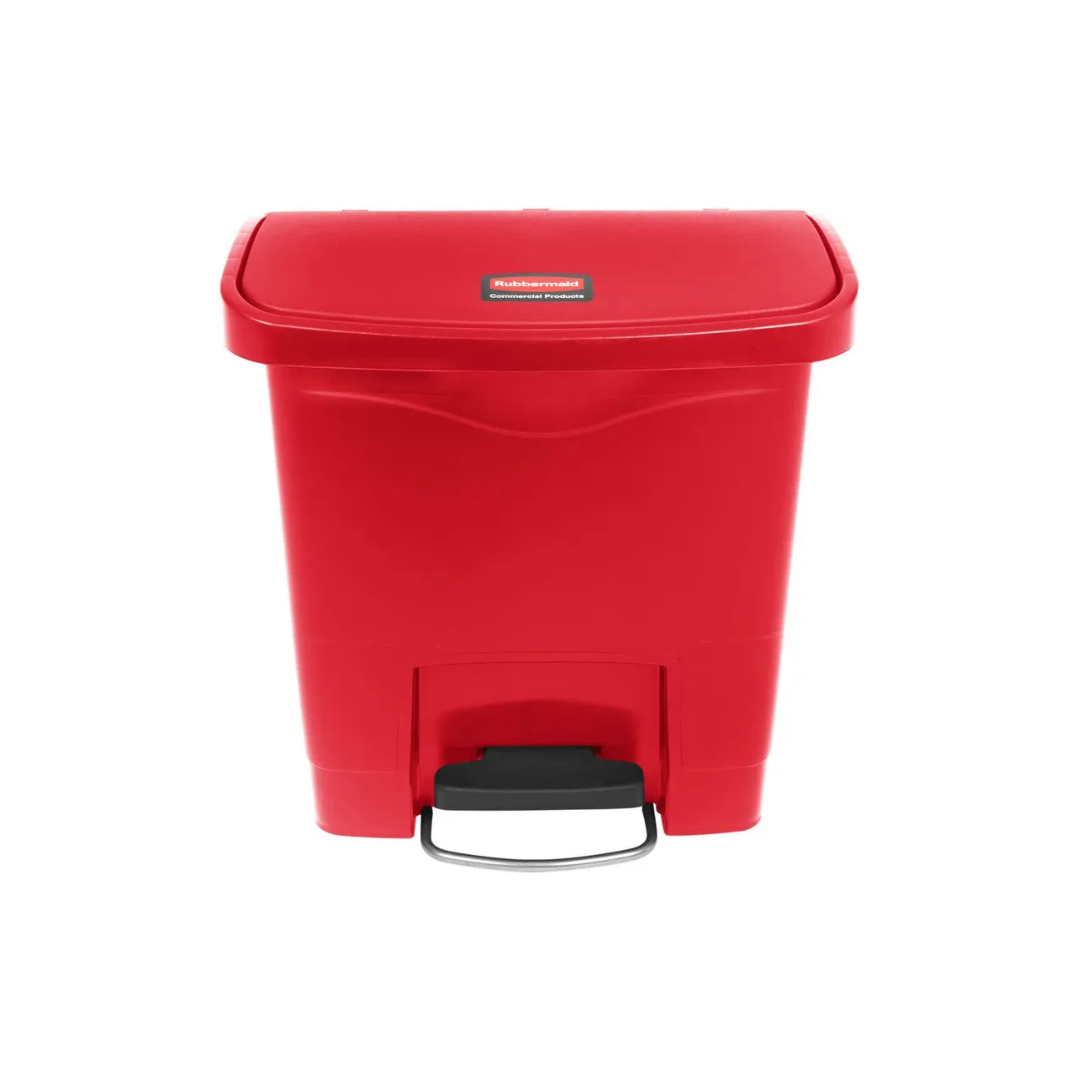 Rubbermaid Step-On keskeny szemetes kuka 15L piros
