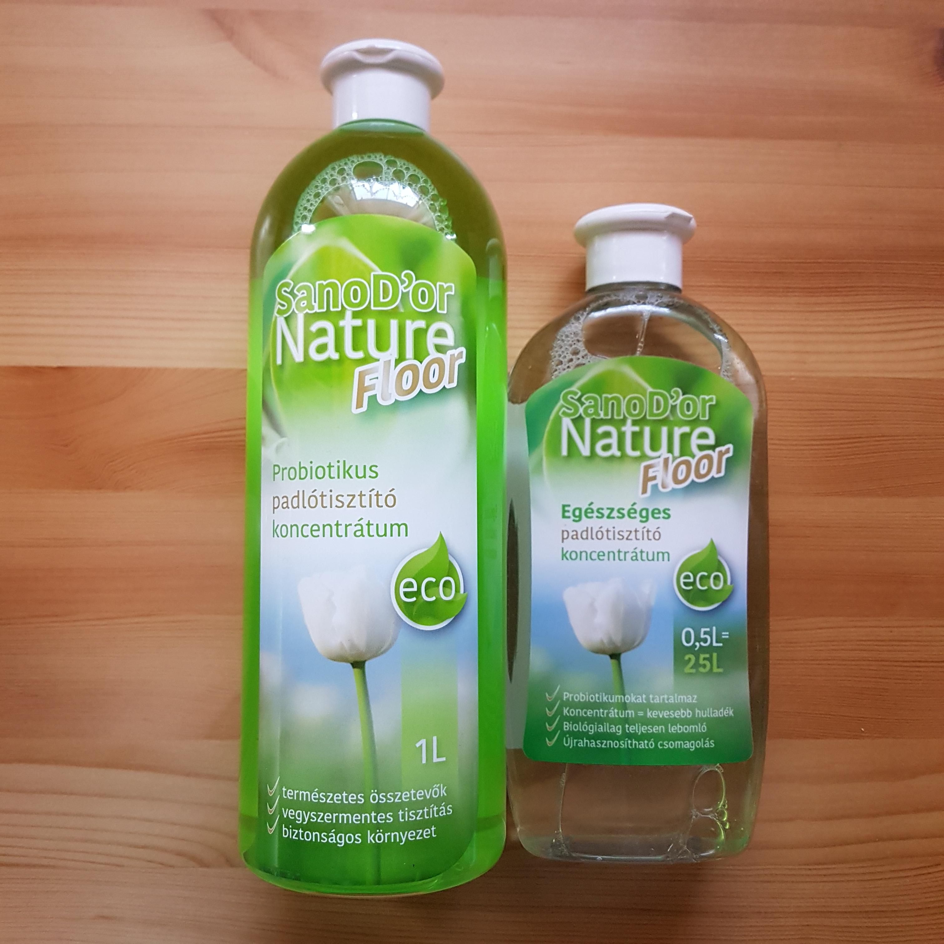 SanoD’or Nature Floor Egészséges Padlótisztító Koncentrátum –1 liter