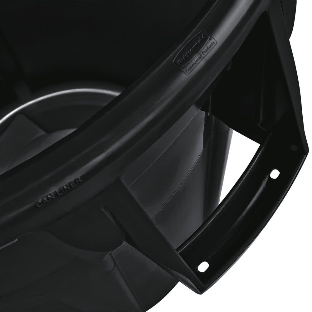 Rubbermaid Brute törhetetlen szemetes konténer-166,5 literes-fekete