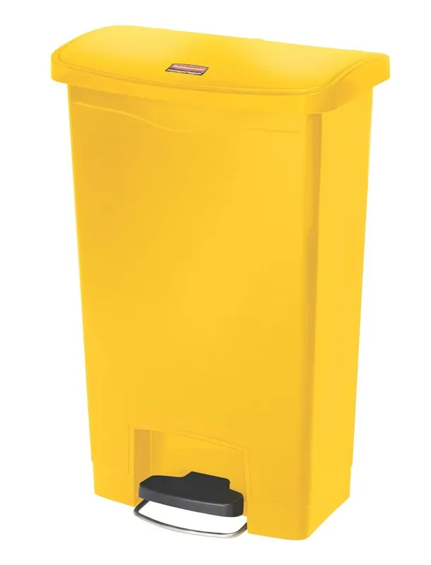 Rubbermaid Step On sárga keskeny szemetes kuka- 50L