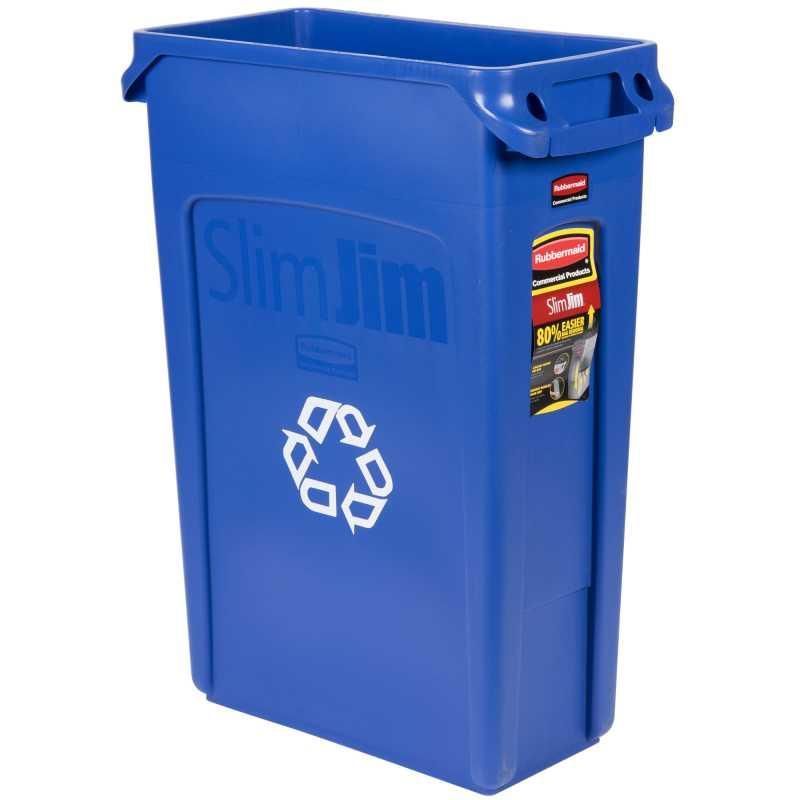 Rubbermaid Slim Jim szemetes kuka- 87L -kék