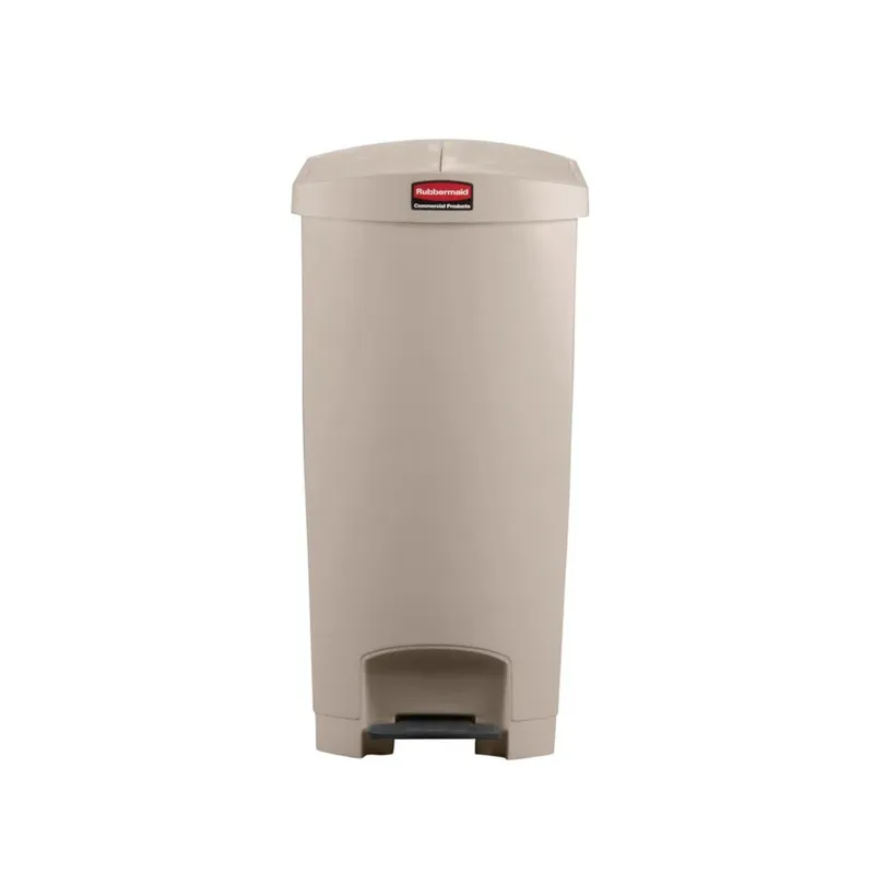 Rubbermaid Step-On szemetes kuka 90 liter- bézs- 2 irányba nyíló tetővel