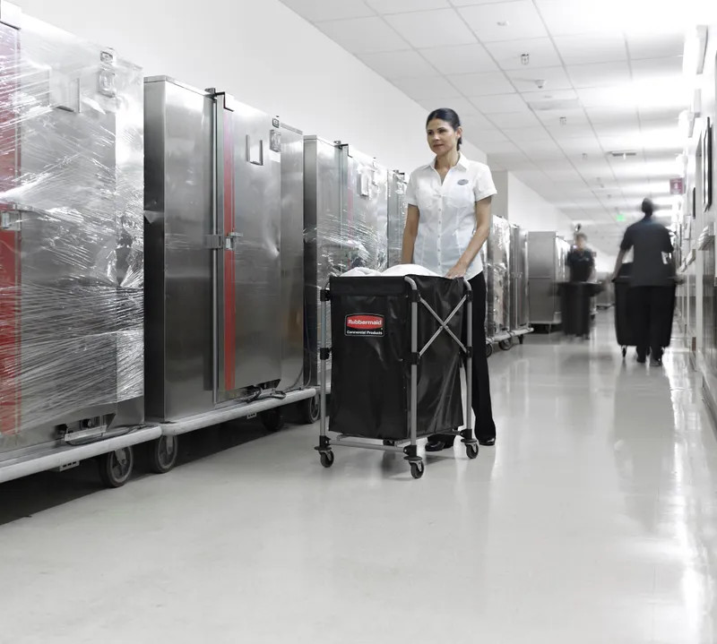 Rubbermaid X-Cart mosodai és szállodai kocsi váz ( zsák nélkül) 150L-es