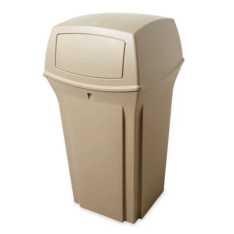 Rubbermaid Ranger kültéri szemetes, zárt 132,5L bézs