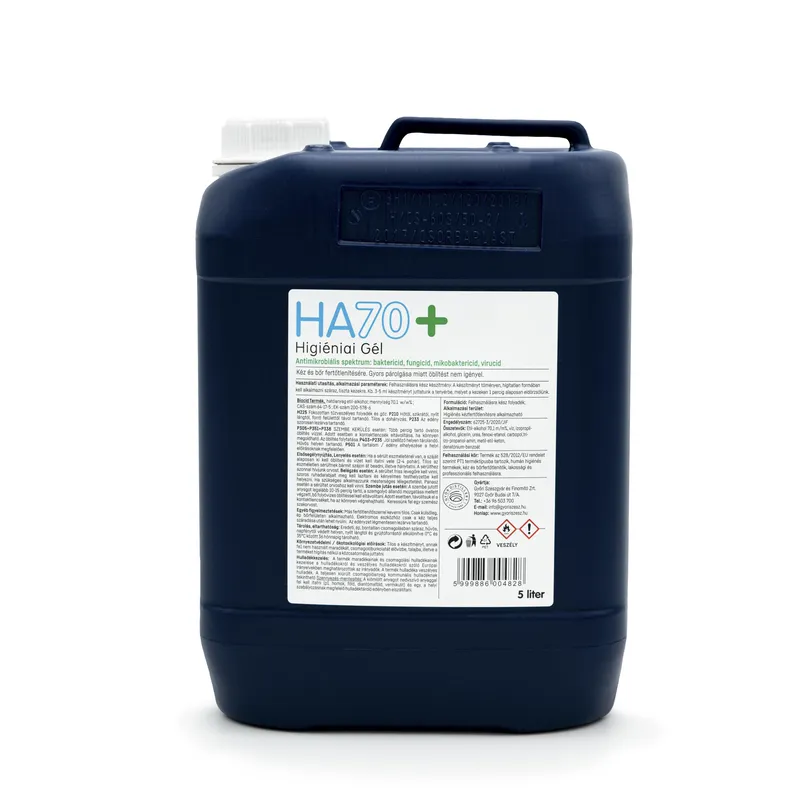 Ha70+ kézfertőtlenítő higiéniai gél - 5L