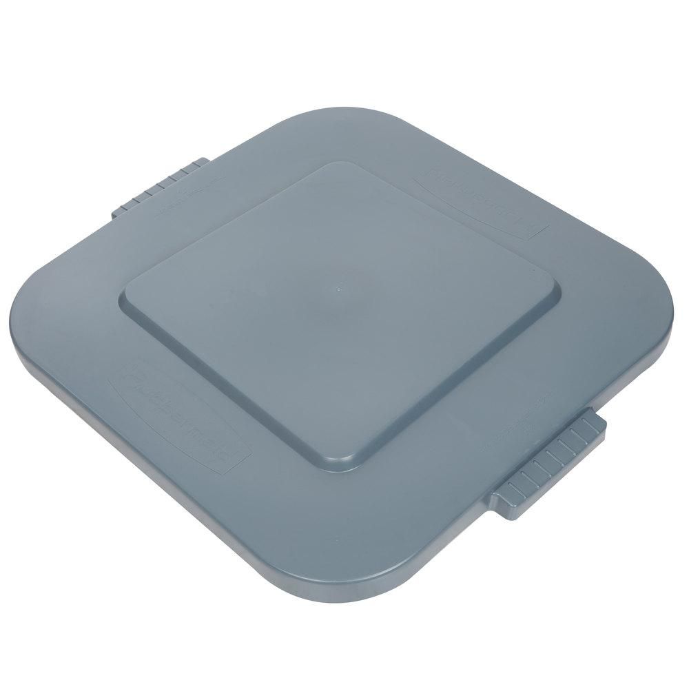 Rubbermaid négyzet alakú tető szürke 106L-es konténerhez
