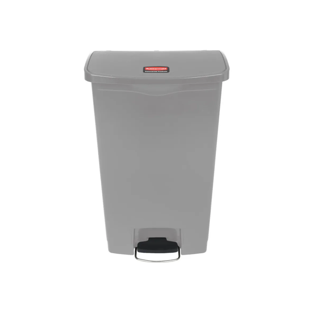 Rubbermaid Step-on keskeny pedálos szemetes kuka-szürke- 68L