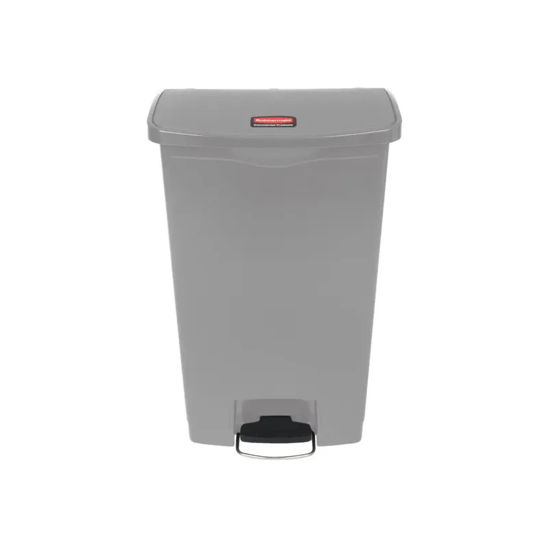 Rubbermaid Step-on keskeny pedálos szemetes kuka-szürke- 68L