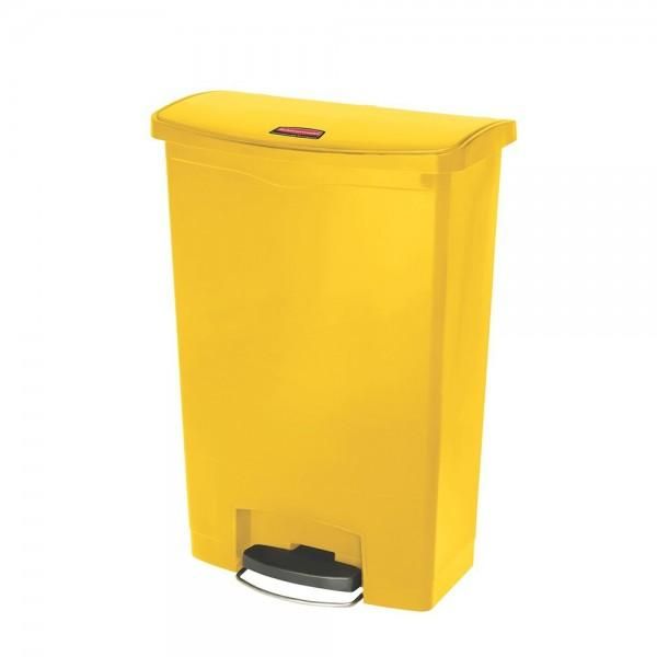 Rubbermaid Step-on keskeny pedálos szemetes-sárga- 90L