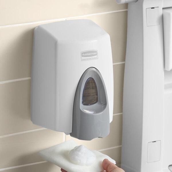 Rubbermaid 400ml-es wc ülőke fertőtlenítő hab adagoló-nyomógombos- kartonos