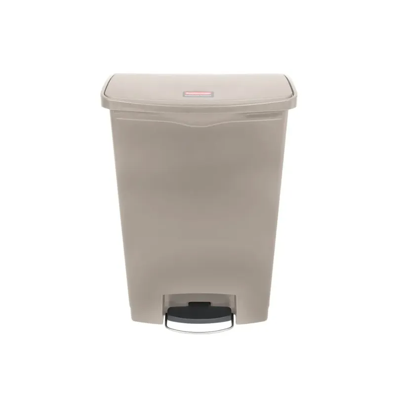 Rubbermaid Step-on keskeny pedálos szemetes kuka-90 literes-bézs