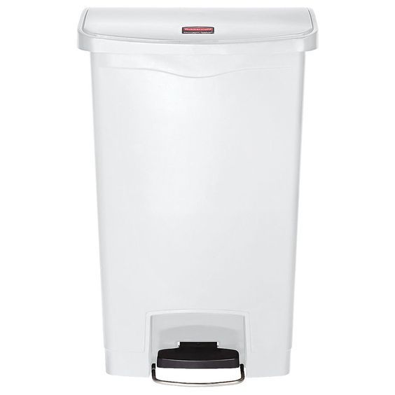 Rubbermaid Step On keskeny pedálos szemetes- 50L fehér