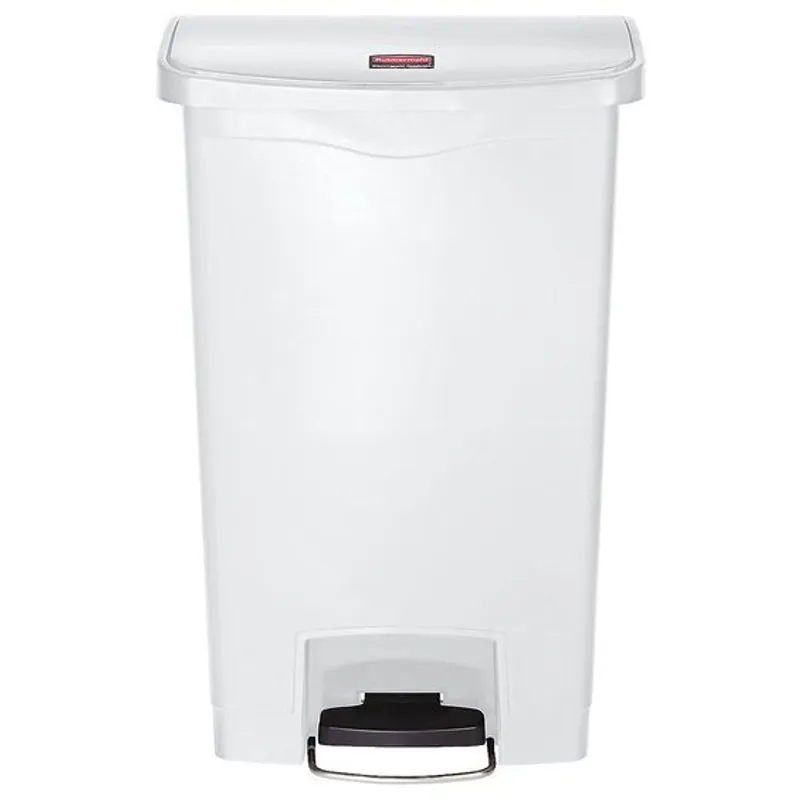 Rubbermaid Step On keskeny pedálos szemetes- 50L fehér