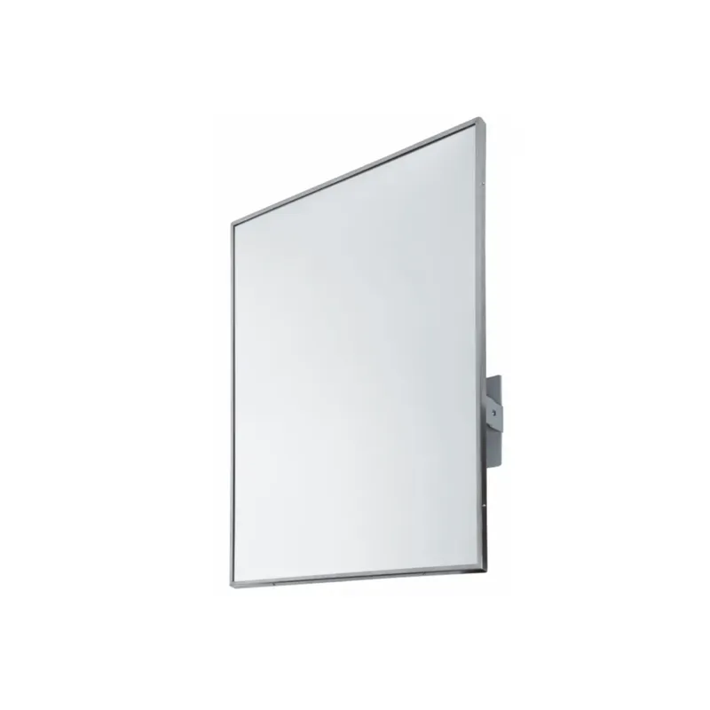 Mediclinics dönthető tükör rozsdamentes acél kerettel-800x600mm-szatén