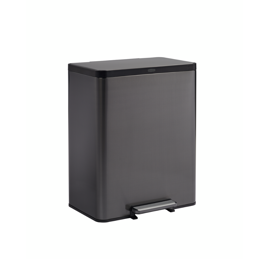 Rubbermaid Elite step-on rozsdamentes acél szemetes - 60L 
