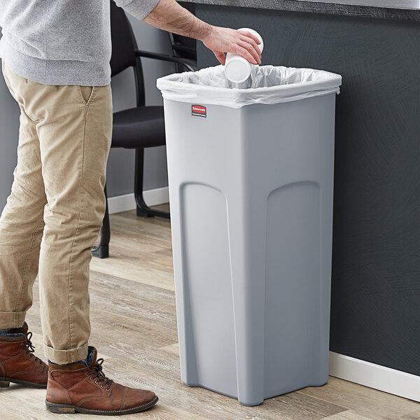 Rubbermaid Irodai szemetes  87L, szürke ( 3db/karton)