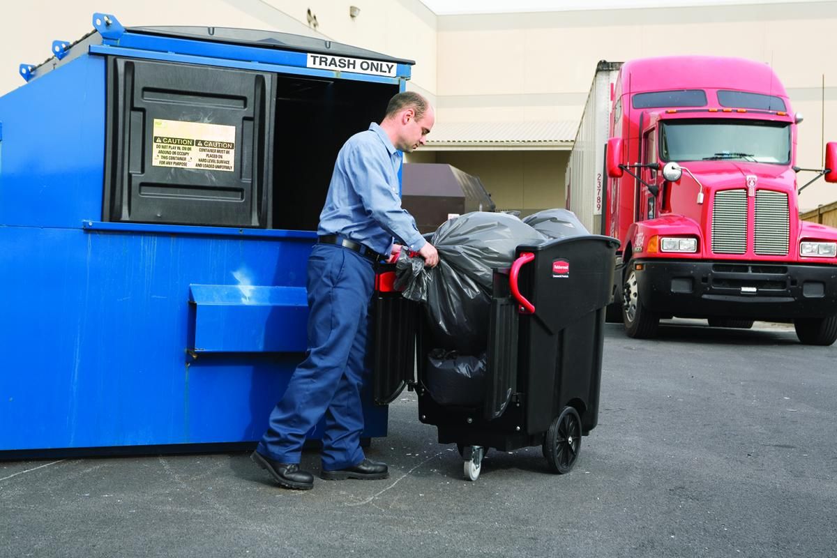 Rubbermaid Mega Brute- mobil szemét gyűjtő konténer- 450 l