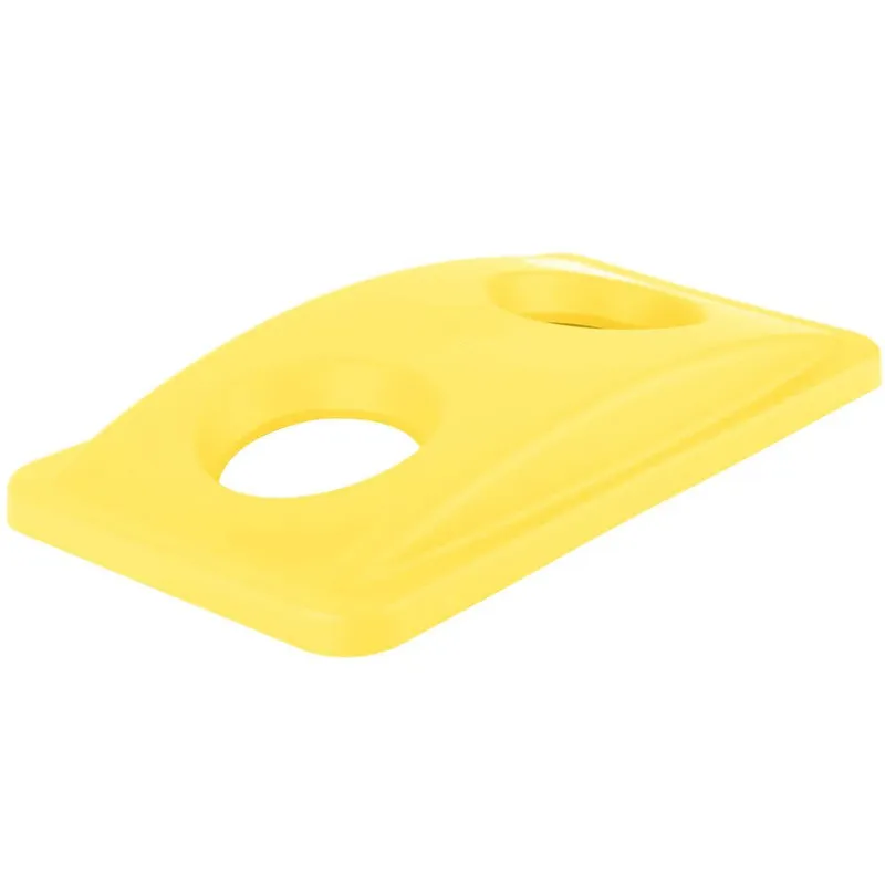 Rubbermaid Slim Jim üveggyűjtős tető-sárga színű