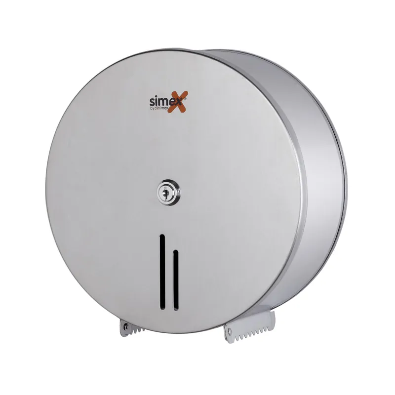 Simex rozsdamentes ipari wc papír adagoló-szatén-Ø285mm