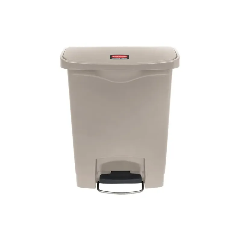 Rubbermaid Step-On keskeny pedálos szemetes kuka-bézs 30 literes