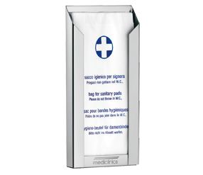 Mediclinics rozsdamentes higiéniai tasak adagoló szatén színű