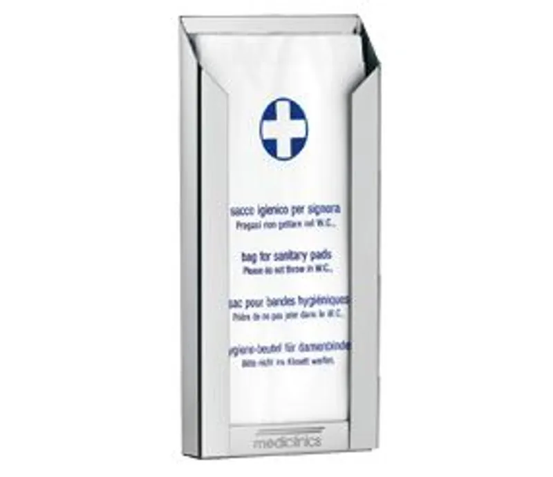 Mediclinics rozsdamentes higiéniai tasak adagoló szatén színű