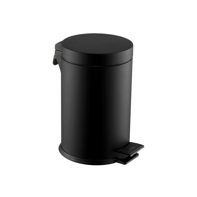 Simex pedálos szemetes 5L rozsdamentes, fekete