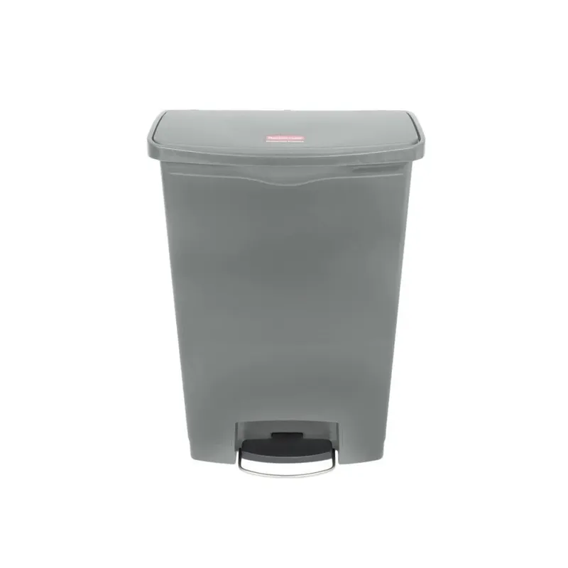 Rubbermaid Step-on keskeny pedálos szemetes kuka- szürke 90L