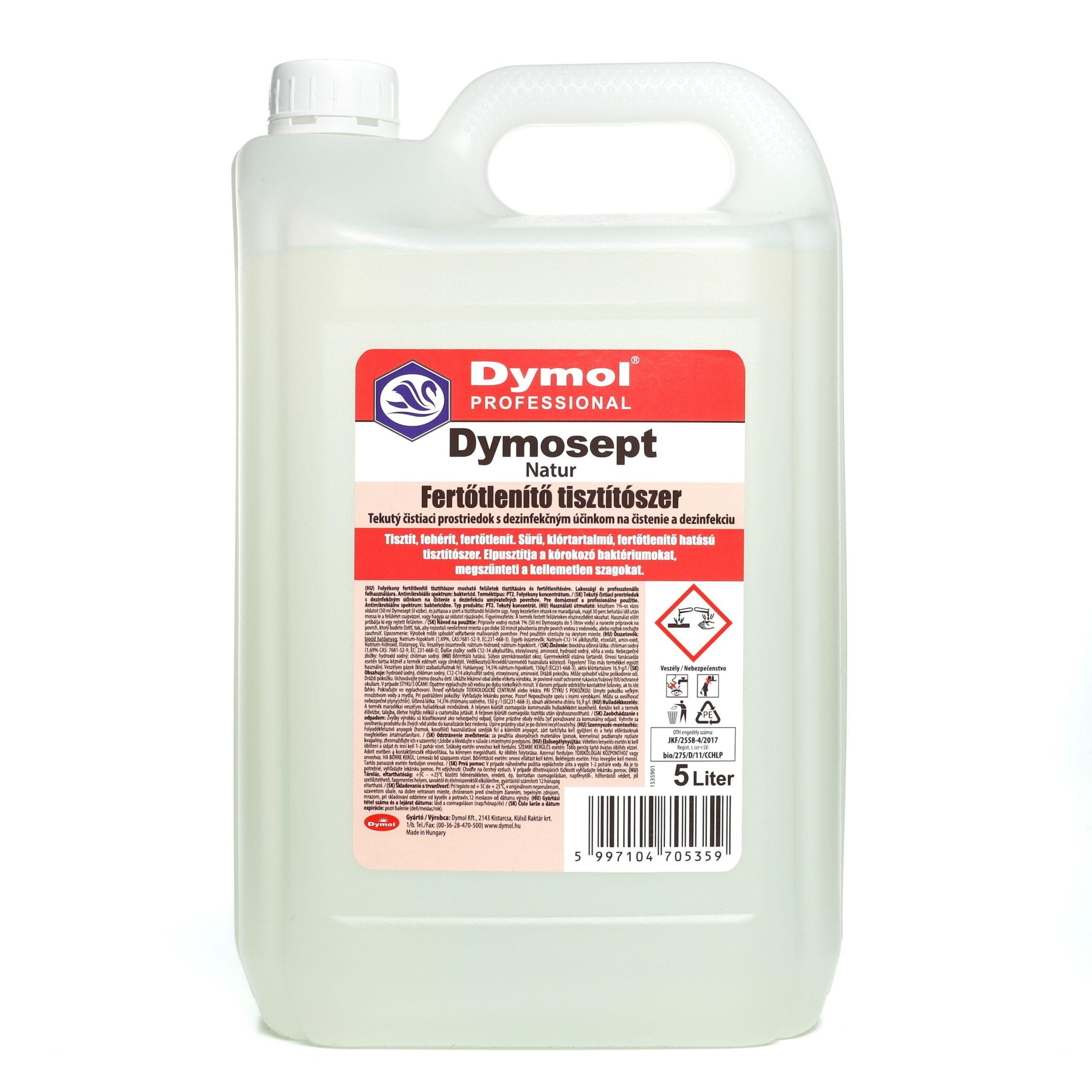 Dymosept fertőtlenítő tisztítószer natur 5000 ml