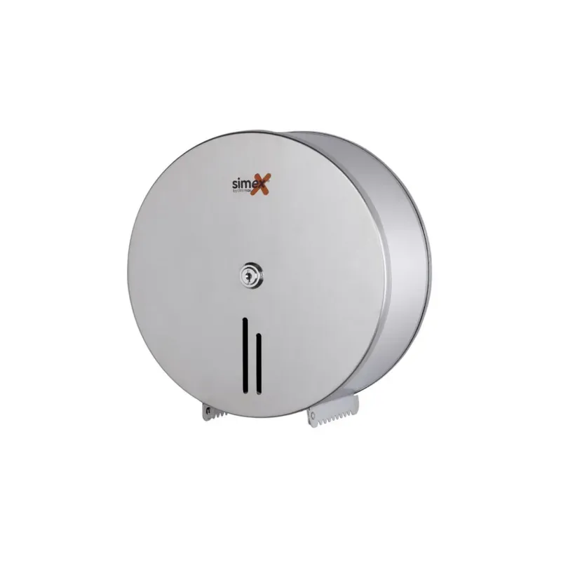 Simex acél ipari wc papír adagoló-szatén-Ø250mm