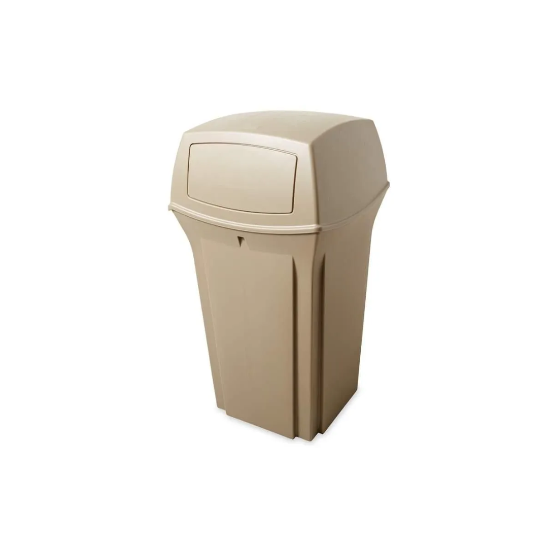 Rubbermaid Ranger kültéri szemetes, zárt 132,5L bézs