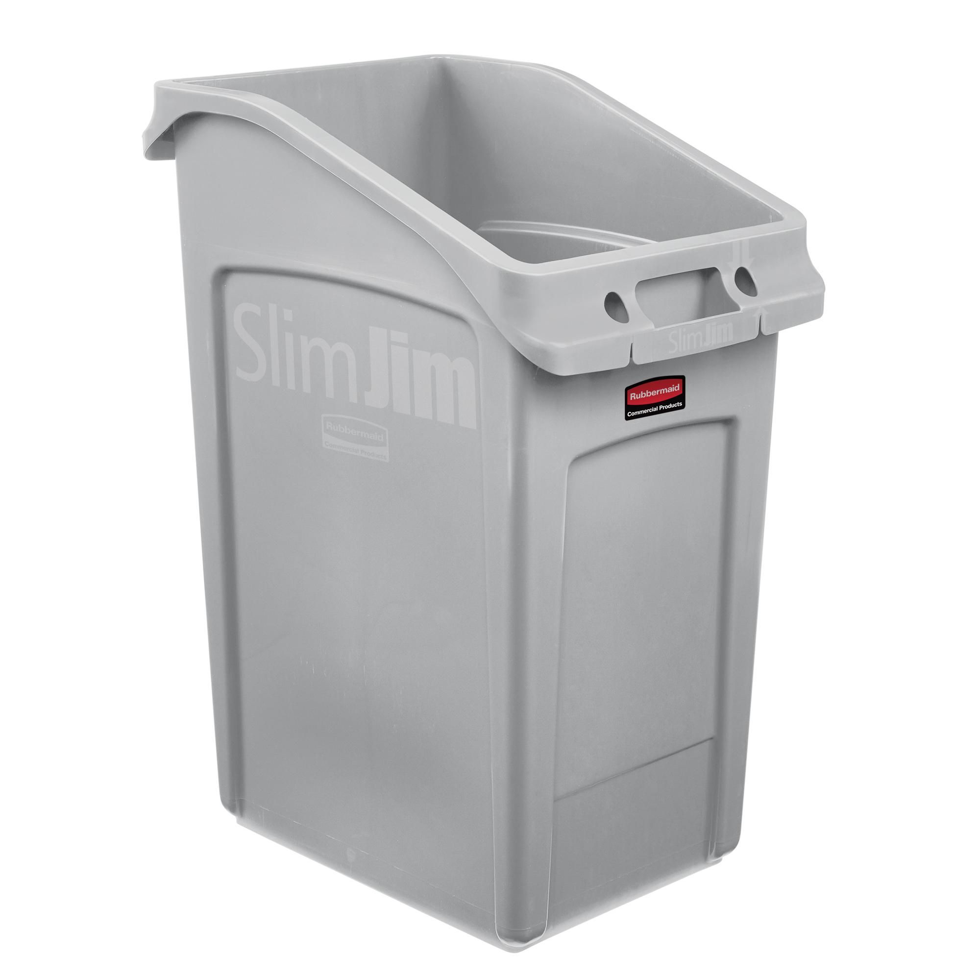 Rubbermaid Slim Jim asztal alá helyezhető kuka 87L szürke