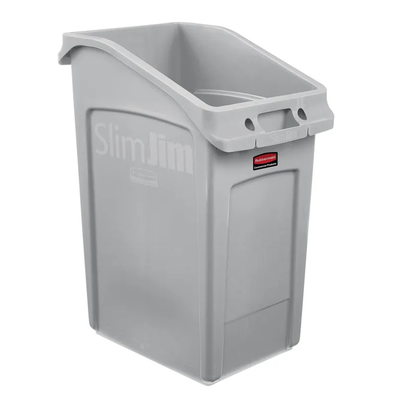 Rubbermaid Slim Jim asztal alá helyezhető kuka 87L szürke