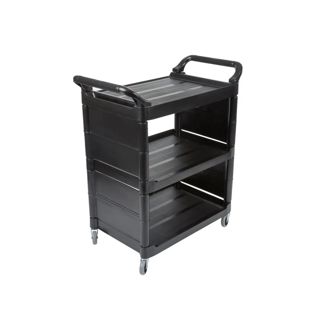 Rubbermaid kisméretű szervízkocsi, két oldalt zárt