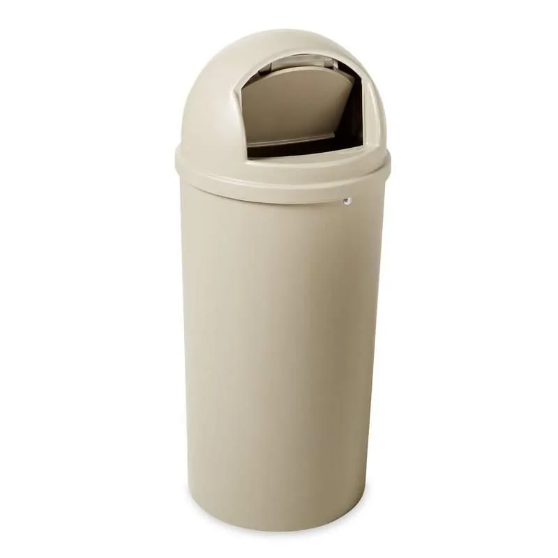 Rubbermaid Marshal- billenőfedeles szemetes- UV védelemmel-bézs-56,8 l