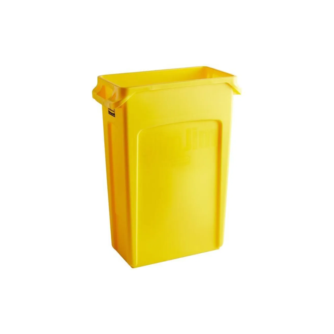 Rubbermaid slim jim szemetes kuka 87L - sárga