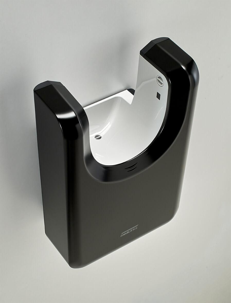 Mediclinics U-flow automata kézszárító - fekete