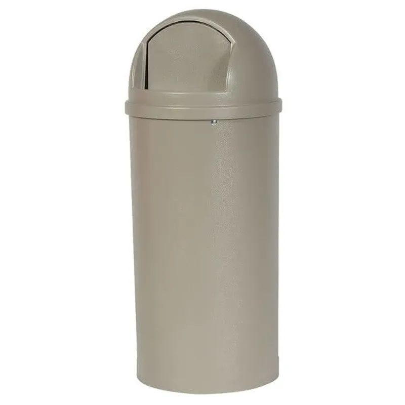 Rubbermaid Marshal- billenőfedeles szemetes- UV védelemmel-bézs-56,8 l