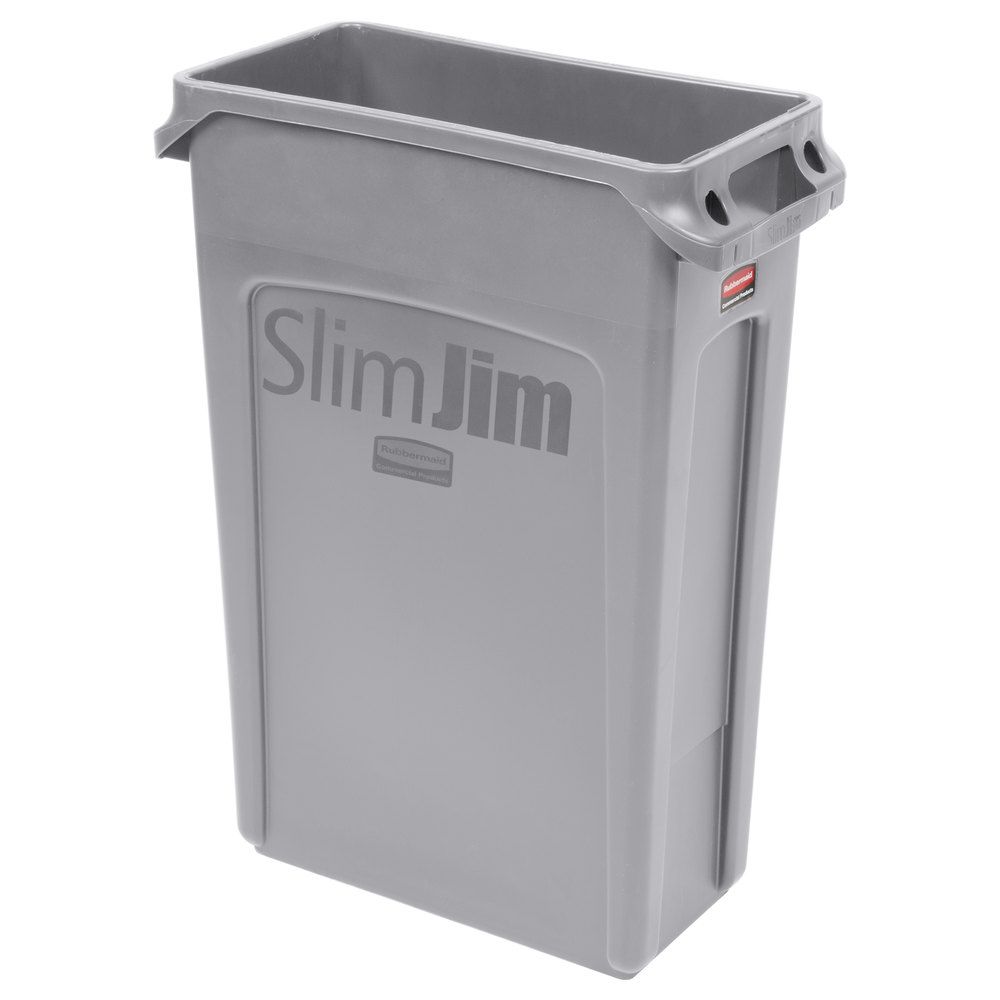 Rubbermaid Slim Jim szemetes kuka- 87L -szürke