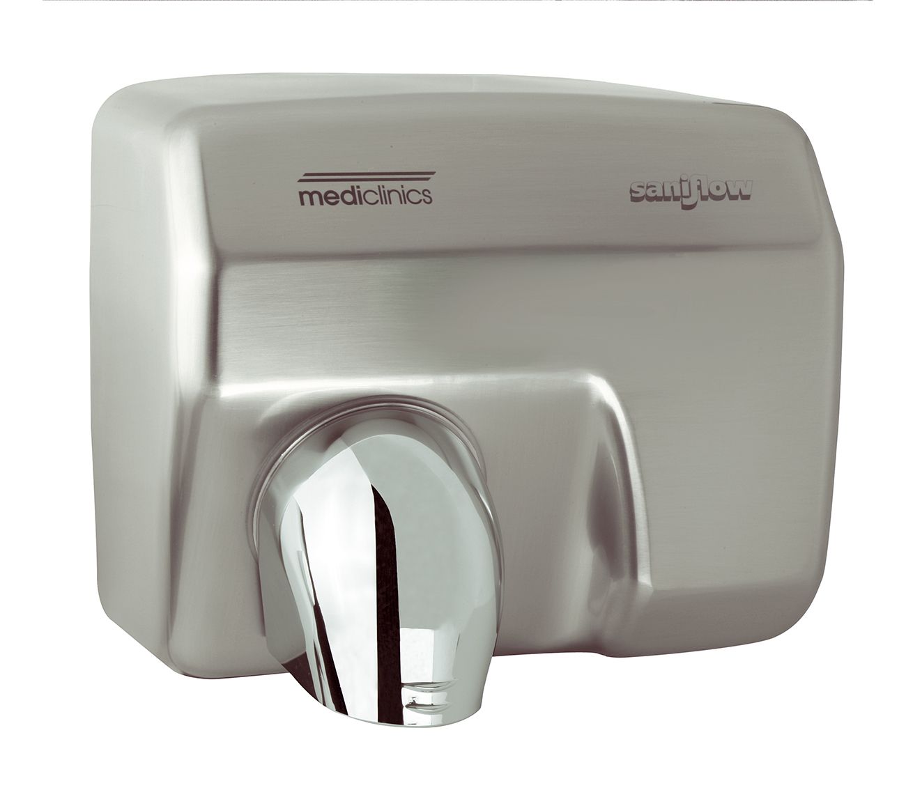 Mediclinics saniflow automata kézszárító-krómozott acél-szálcsiszolt