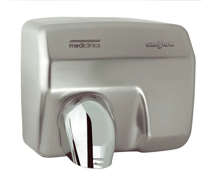 Mediclinics saniflow automata kézszárító-krómozott acél-szálcsiszolt