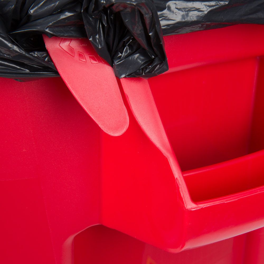 Rubbermaid Brute törhetetlen szemetes konténer- 166,5 literes-piros