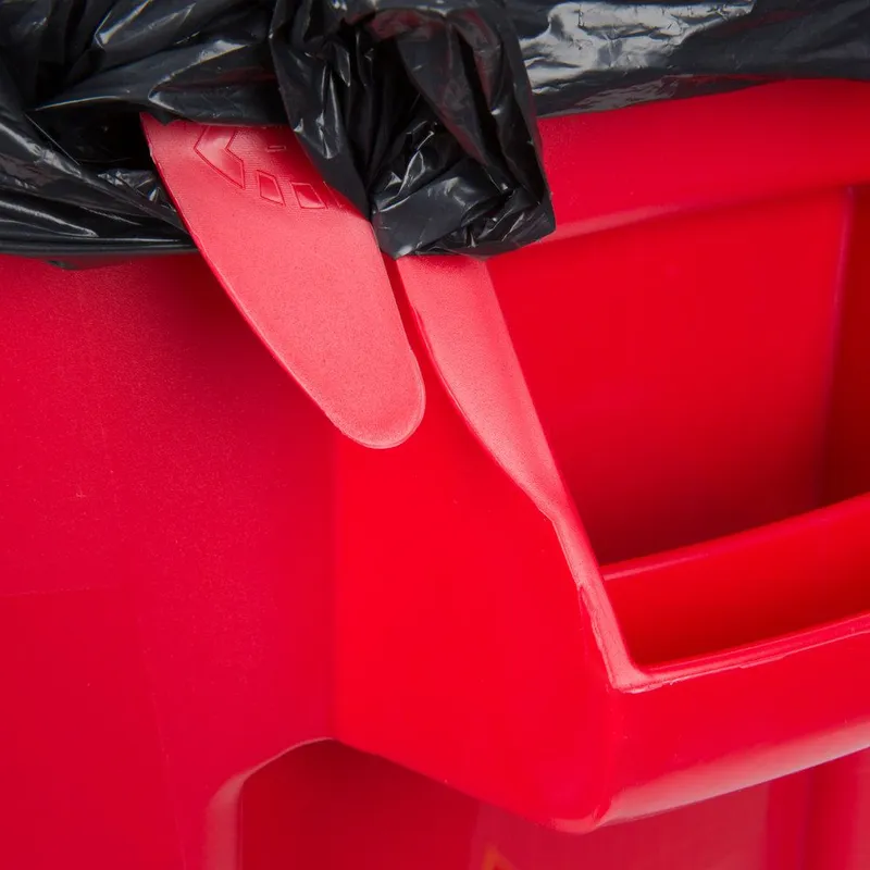 Rubbermaid Brute törhetetlen szemetes konténer- 166,5 literes-piros