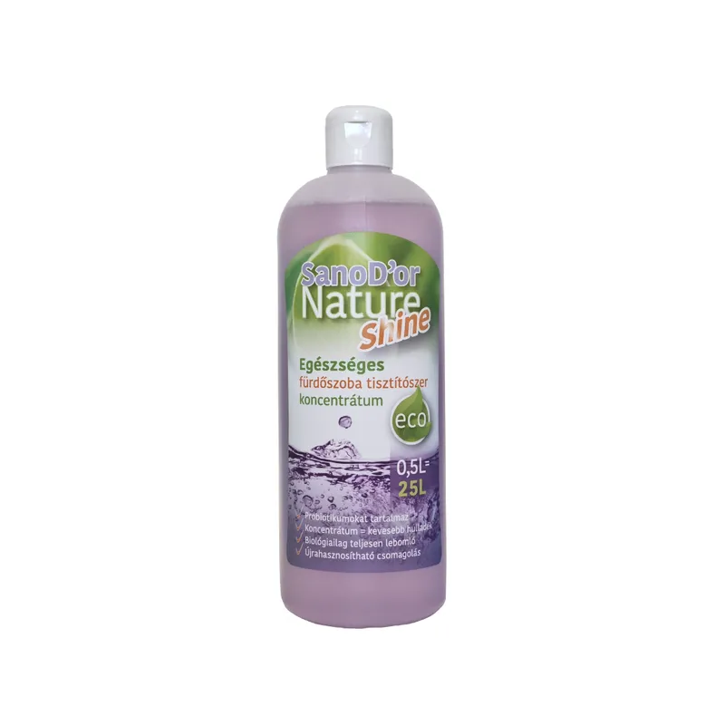 SanoD’or Nature Shine - Egészséges Fürdőszoba Tisztítószer Koncentrátum – 0,5 liter
