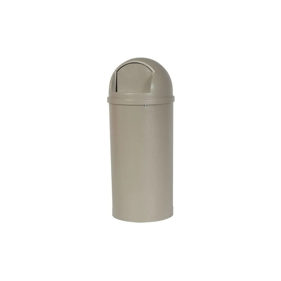 Rubbermaid Marshal- billenőfedeles szemetes- UV védelemmel-bézs-56,8 l
