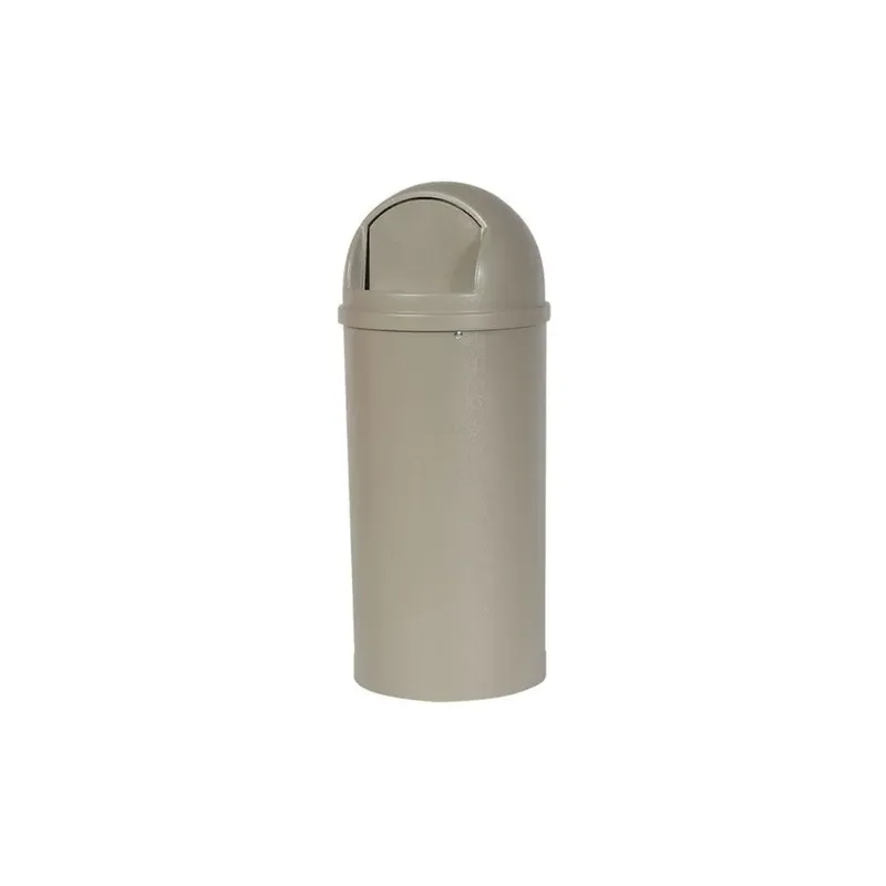 Rubbermaid Marshal- billenőfedeles szemetes- UV védelemmel-bézs-56,8 l